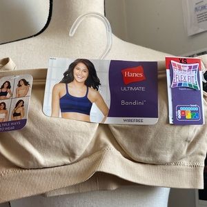 Hanes Ultimate Bandini Multi-Way Wirefree Bra